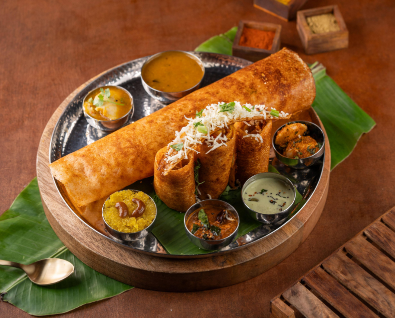 Pure Veg South Indian Restaurant Interior Surat